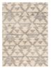 8' X 10' Ivory And Gray Geometric Area Rug