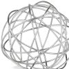 7" X 7" X 7" Silver Large Wire Sphere