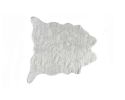5' X 8' Gray Faux Fur Washable Area Rug