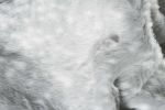5' X 8' Gray Faux Fur Washable Area Rug