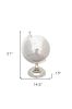 21" Nickel Metal Hand Painted Figurine