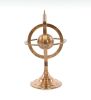 9" Brass Metal Hand Painted Figurine