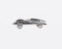 3" Nickel Aluminum Hand Painted Model Car Tabletop Sculpture