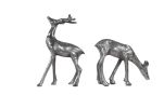 11" Nickel Metal Hand Painted Figurine
