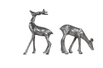 11" Nickel Metal Hand Painted Figurine