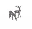 11" Nickel Metal Hand Painted Figurine