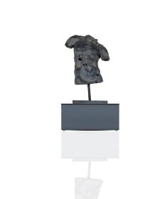 26" Stone Resin Hand Painted Figurine