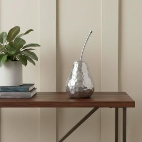 Delicious Hammered Finish Pear Statue