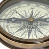 Brass Makers To The Queen Compass With Leather Case