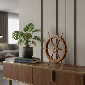 30" X 30" X 2" Ship Wheel