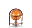 22" Walnut Solid Wood Game Hand Painted Tabletop Sculpture