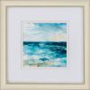 12" X 12" Champagne Gold Color Frame  Ocean Break (Set Of 2)