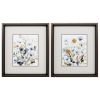 15" X 17" Brushed Silver Frame Holland Spring Mix (Set Of 2)