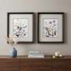 15" X 17" Brushed Silver Frame Holland Spring Mix (Set Of 2)