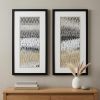 13" X 25" Silver Frame Raindrops (Set Of 2)