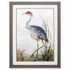 36" X 27" Brown Heron Framed Art