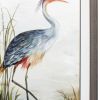 36" X 27" Brown Heron Framed Art
