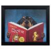 11" X 9" Black Frame 50 Scents Of Gray