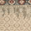 9' X 12' Beige Gray And Rust Southwestern Area Rug