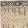 9' X 12' Beige Gray And Rust Southwestern Area Rug
