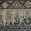 3' X 5' Slate Blue And Ivory Southwestern Area Rug