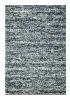 3' X 5' Ivory Blue And Gray Wool Striped Hand Woven Area Rug