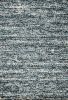 9' X 13' Ivory Blue And Gray Wool Striped Hand Woven Area Rug