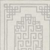 9' X 12' Ivory And Gray Wool Geometric Hand Tufted Area Rug