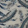 3' X 4' Gray And Blue Wool Botanical Leaves Hand Tufted Area Rug