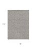 7' X 10' Gray And Light Gray Wool Floral Medallion Hand Tufted Area Rug