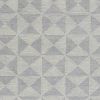 7' X 10' Gray and Light Gray Wool Geometric Hand Tufted Area Rug