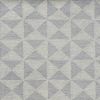 9' X 13' Gray And Light Gray Wool Geometric Hand Tufted Area Rug