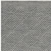 5' X 7' Denim Blue And Gray Wool Geometric Hand Tufted Area Rug