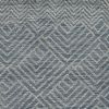 8' X 11' Denim Blue And Gray Wool Geometric Hand Tufted Area Rug
