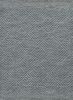 9' X 13' Denim Blue And Gray Wool Geometric Hand Tufted Area Rug
