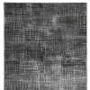 5' X 8' Gray And Dark Gray Abstract Distressed Area Rug