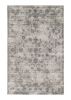 8' X 10' Gray Floral Medallion Hand Loomed Area Rug