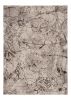 8' X 11' Ivory Gray And Brown Abstract Area Rug