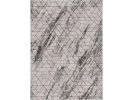 3' X 5' Ivory And Brown Geometric Area Rug