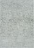 7' Gray And Black Abstract Area Rug
