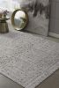 3' X 5' Gray And Black Abstract Area Rug