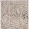 5' X 8' Gray And Black Abstract Distressed Area Rug
