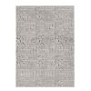 7' X 10' Gray And Black Abstract Area Rug