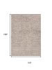 10' X 13' Gray And Black Abstract Area Rug
