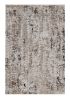 4' X 5' Beige And Gray Abstract Distressed Area Rug
