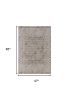 4' X 6' Beige And Brown Abstract Area Rug