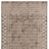 5' X 8' Beige And Brown Abstract Area Rug