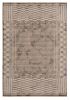 5' X 8' Beige And Brown Abstract Area Rug