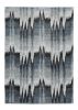8' X 11' Ivory Blue and Gray Abstract Area Rug