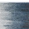 8' X 11' Ivory And Blue Abstract Area Rug